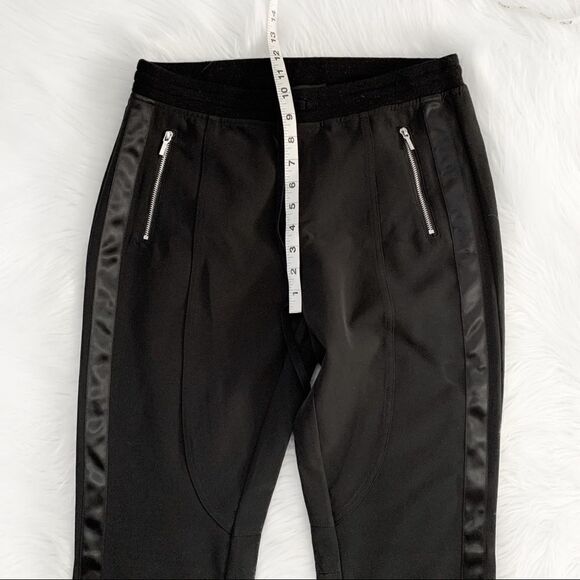 BEBE Black Satin Stripe Pants! - Picture 5 of 8